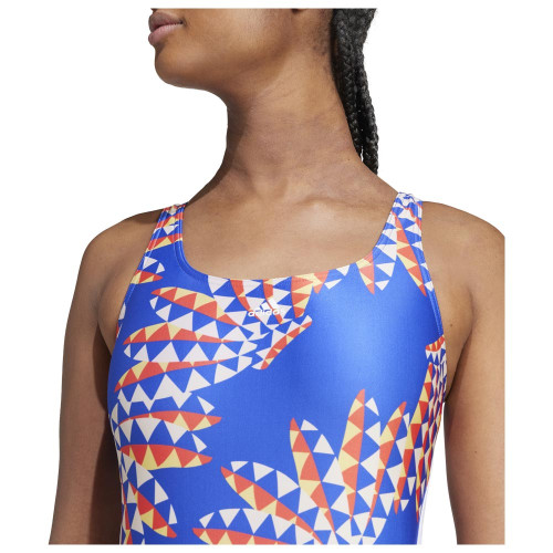 Adidas Γυναικείο ολόσωμο μαγιό x FARM Rio 3-Stripes CLX Swimsuit